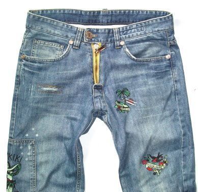 Dsquared D² Whykiki Aloha Hawaii Jeans EU Size 44