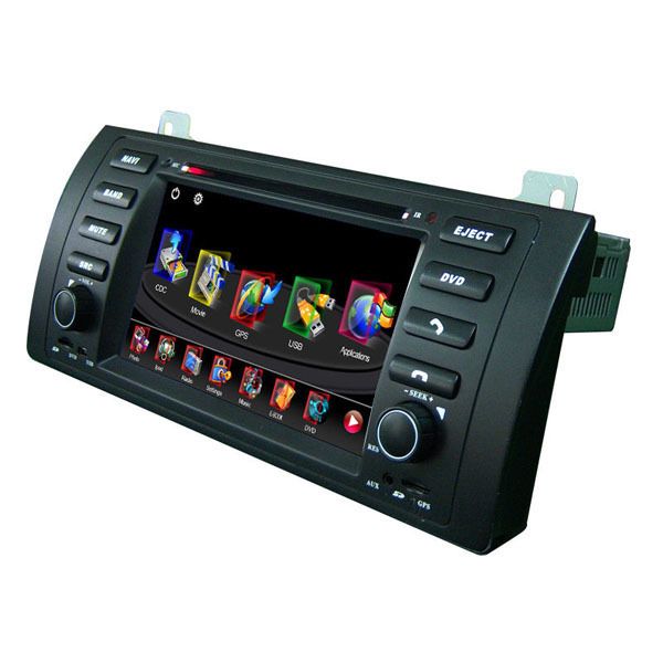 LCD Monitor In Dash Car GPS Sat Navigation Sytem FM Stereo DVD