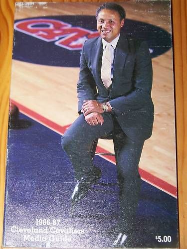 1986 87 Cleveland Cavaliers Media Guide Brad Daugherty