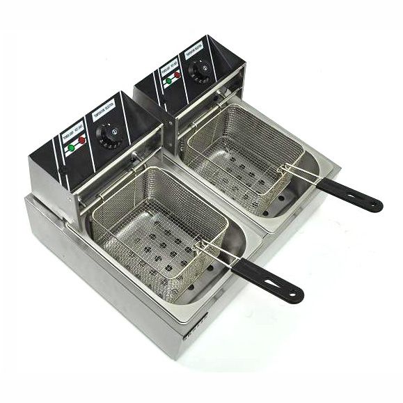 features dual tank commercial grade deep fryer heavy duty stainless