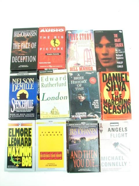  & Thriller Science Fiction Literature Cassette Audio Books Sedaris