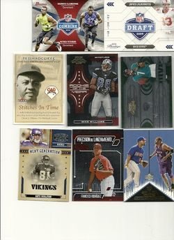 Huge Lot Auto RC Christian Ponder Limited Monikers Auto Ozzie Newsome