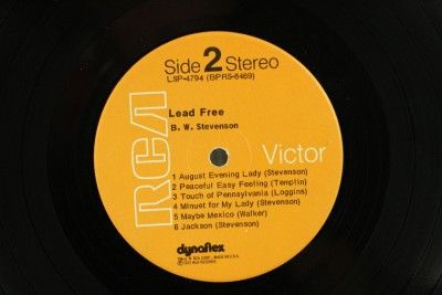 33 LP B w Stevenson Lead Free RCA LSP 4794 1972 Stereo