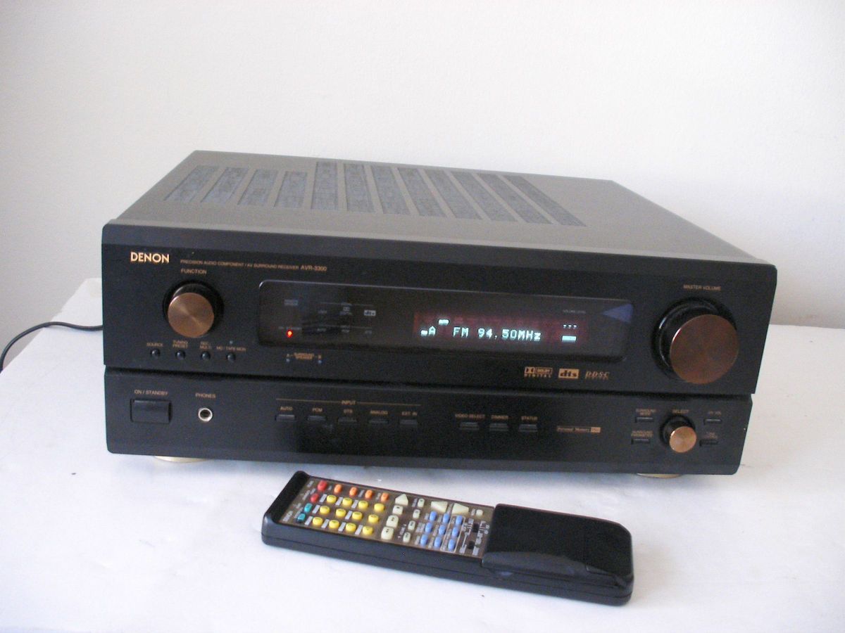 Denon AVR 3300 5 1 Channel 700 w Receiver with Remote