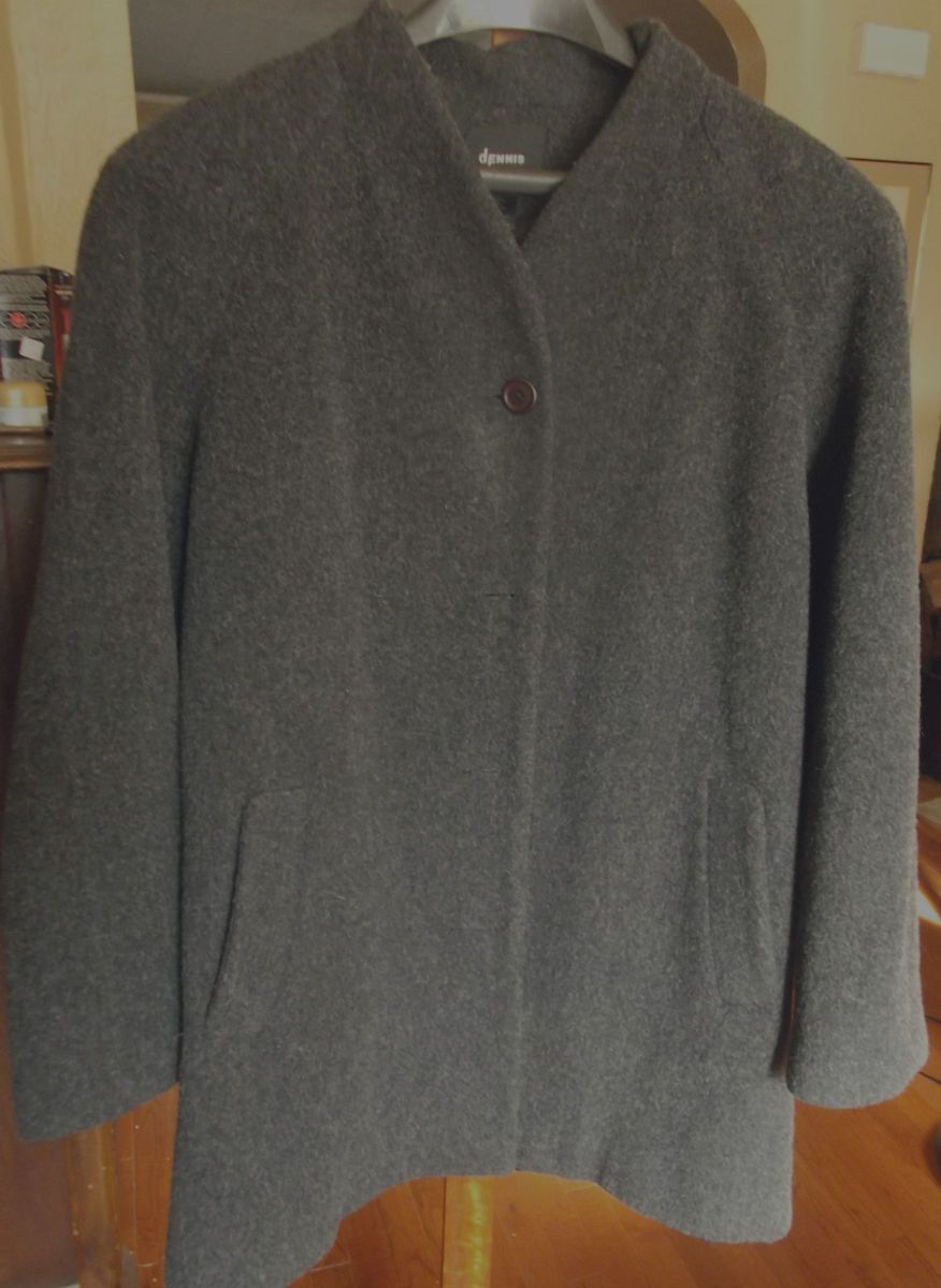  Dennis Basso Wool Coat Size S