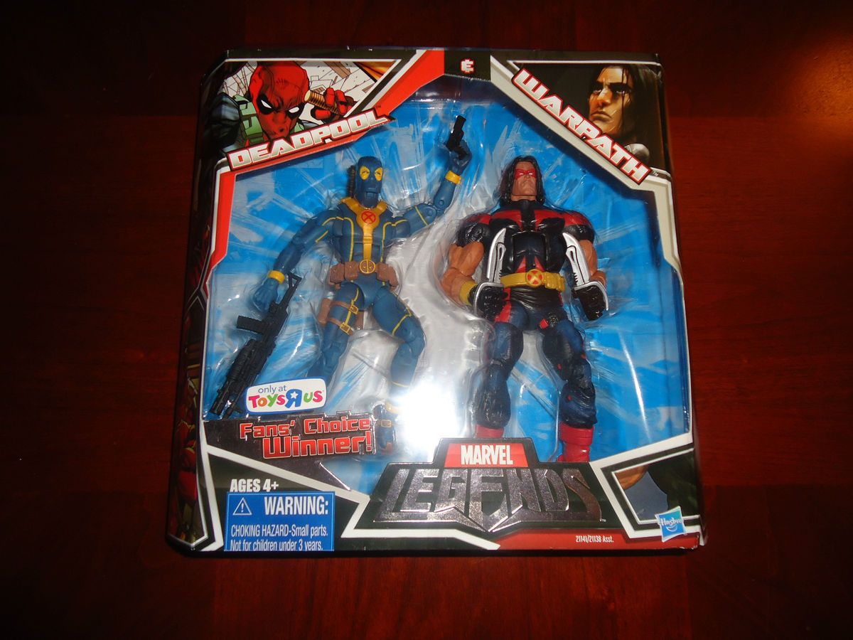 Marvel Legends Deadpool Warpath 2 Pack Variant Toys R US Exclusive