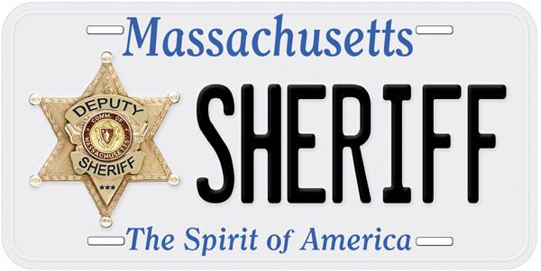 Deputy Sheriff Massachusetts Novelty Car License Plate