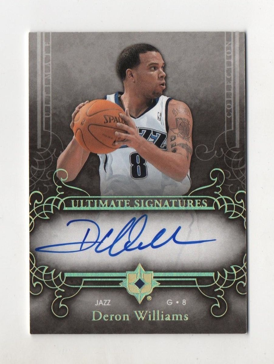 Deron Williams 07 Ultimate Collection Ultimate Signatures Auto