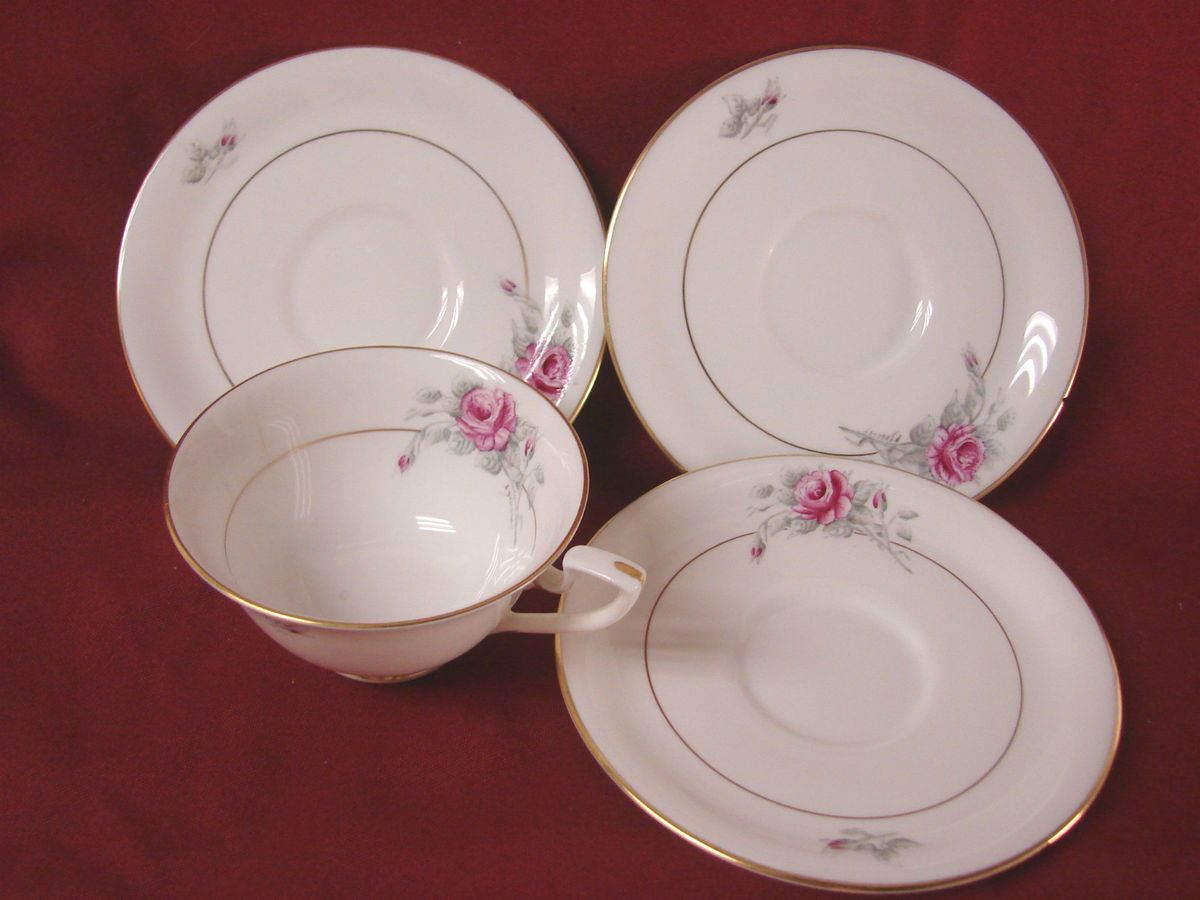 Royal Worcester China Dinnerware Worcester Rose Pattern Z2261 Set 1