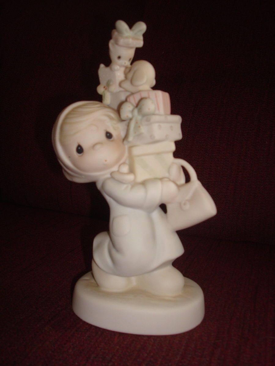   Precious Moments Figurine Bundles of Joy 1982 Jonathan David E 2374