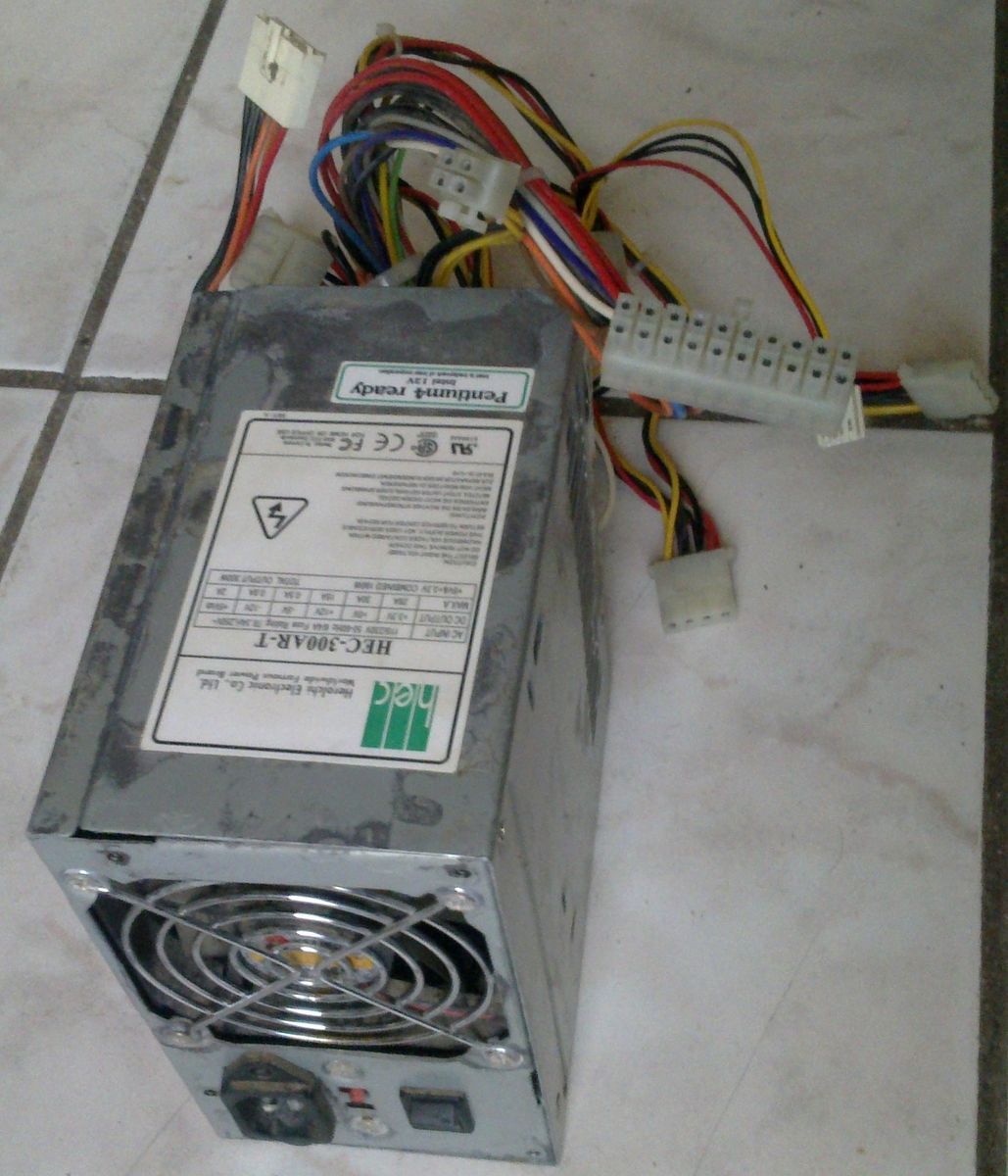 300W Watt Desktop PC Power Supply HEC 300AR T Herolchi Electronic