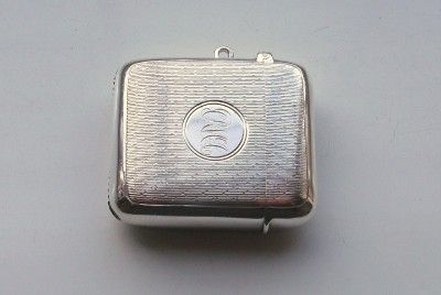 1923 Deakin Francis Solid Silver Vesta Case Mint 43 Grams