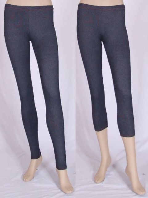 Blue Jeggings Stretchy Denim Leggings All Sizes