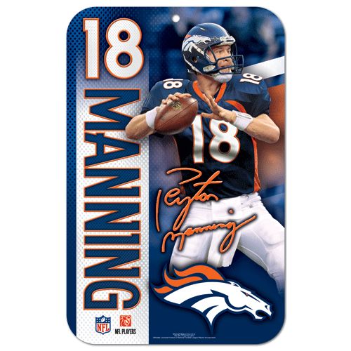  Denver Broncos Peyton Manning Sign