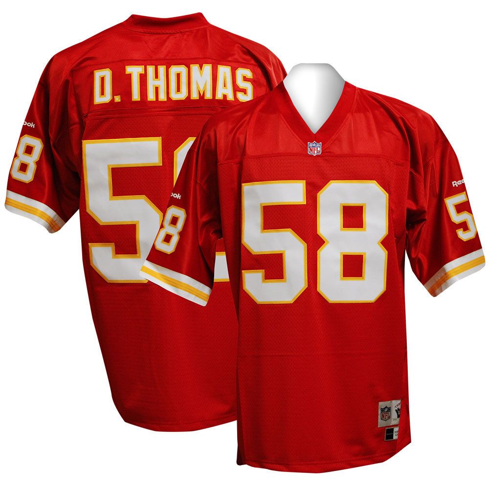 Kansas City Chiefs Derrick Thomas Throwback RBK Jersey M