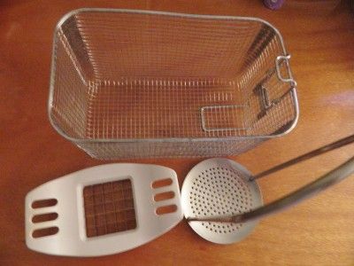 Bravetti Platinum Pro Deep Fryer Accessories Basket Strainer Potato