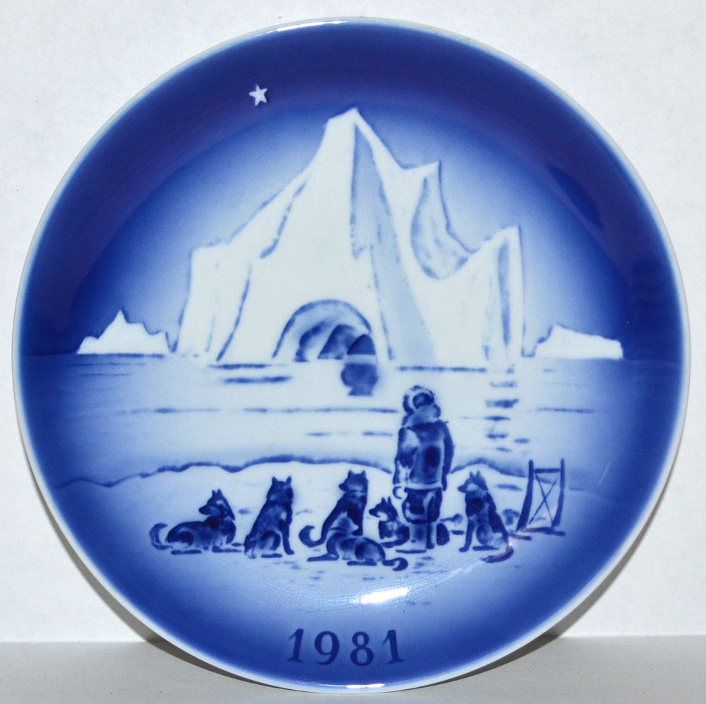 Desiree Svend Jensen 1981 Christmas Plate