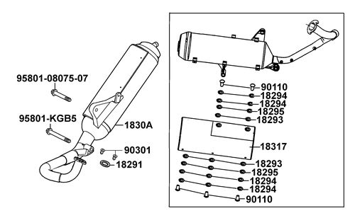  2003 Kymco Super 9 50cc scooter parts diagrams in pdf format