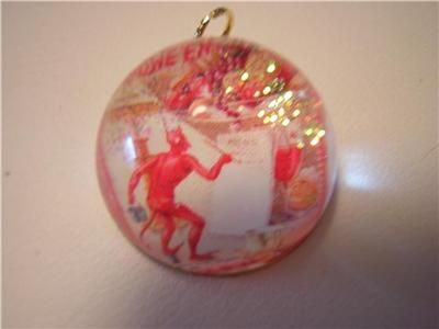 vintage devil food menu gold bubble charm for bracelets