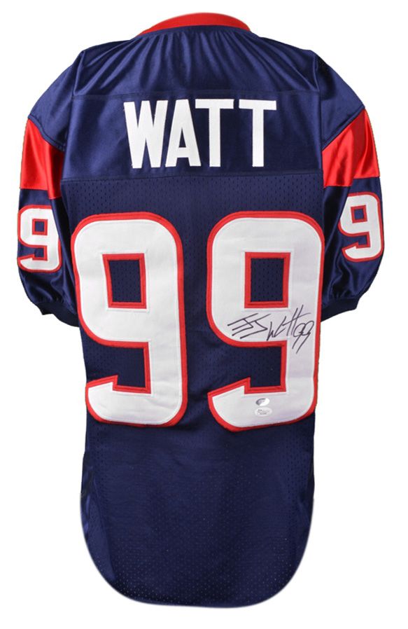 Watt Autographed Jersey   Witness   JSA Certified