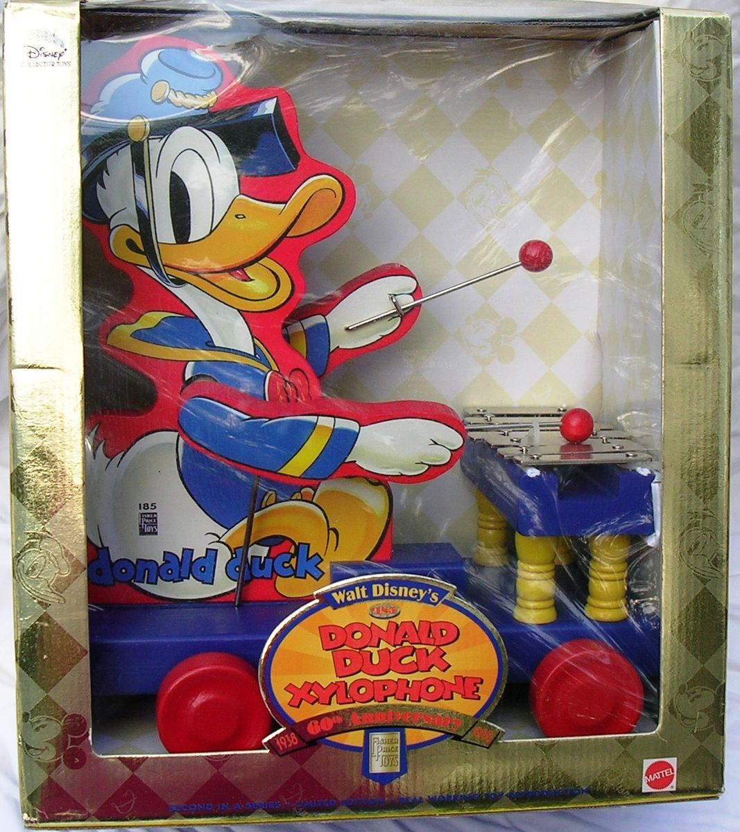 WoW ©Disney DD 60th Anniv.(1938)Ltd.Ed.Vintage Repro DDuck Xylophone