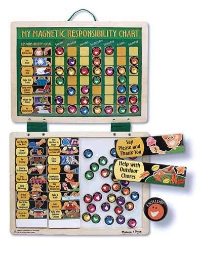 Magnetic Responsibility Chart Melissa and Doug Wood