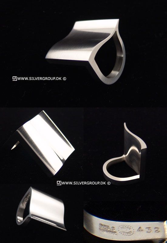 georg jensen silver ring 432 surf nanna ditzel