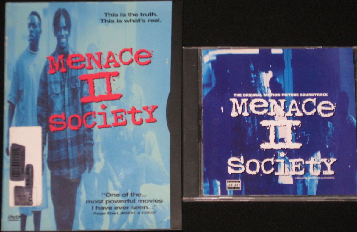 Menace II Society DVD CD Spice 1 DJ Quik Da Lench Mob Too Short MC