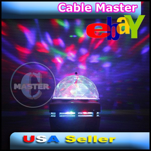   COLOR 3D EFFECT STAGE PARTY DJ DANCE SHOW CEILING SCREW LIGHT BULB