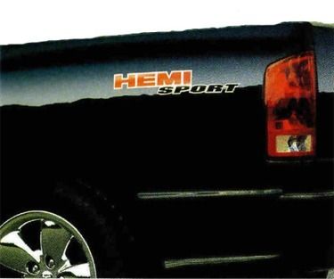 Dodge RAM Hemi Sport Decal Emblem Nameplate Mopar