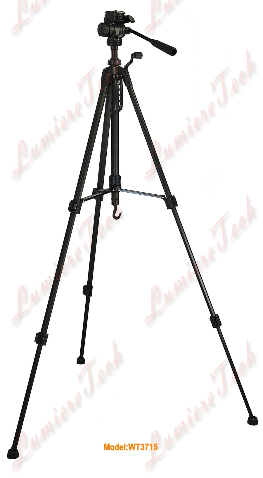 WT3715 Alu Video Tripod Kits HEIGHT1480MM 58 LOAD3KG 6 6lb