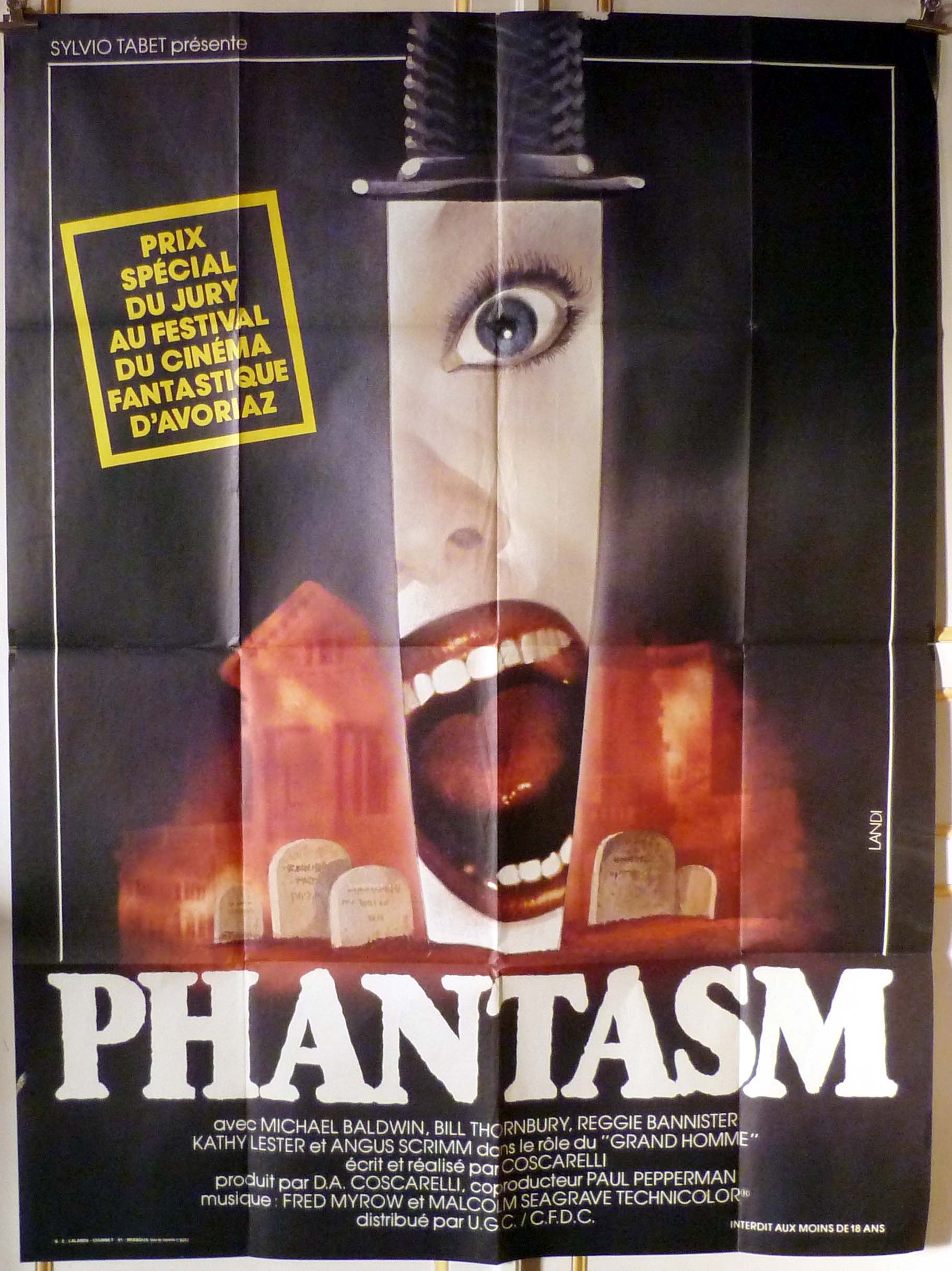 Phantasm 47x63 French 1979 Michael Baldwin