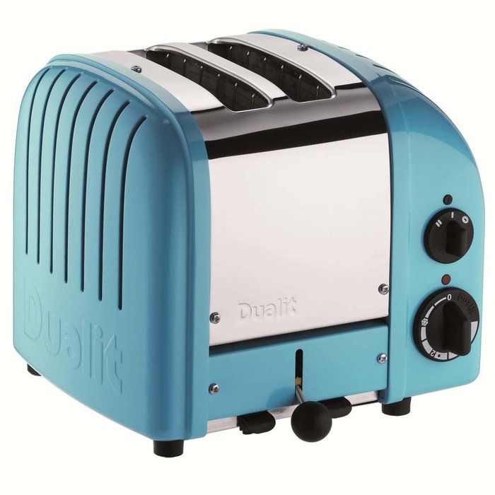 The NewGen Dualit Toaster features an insulated stainless steel body