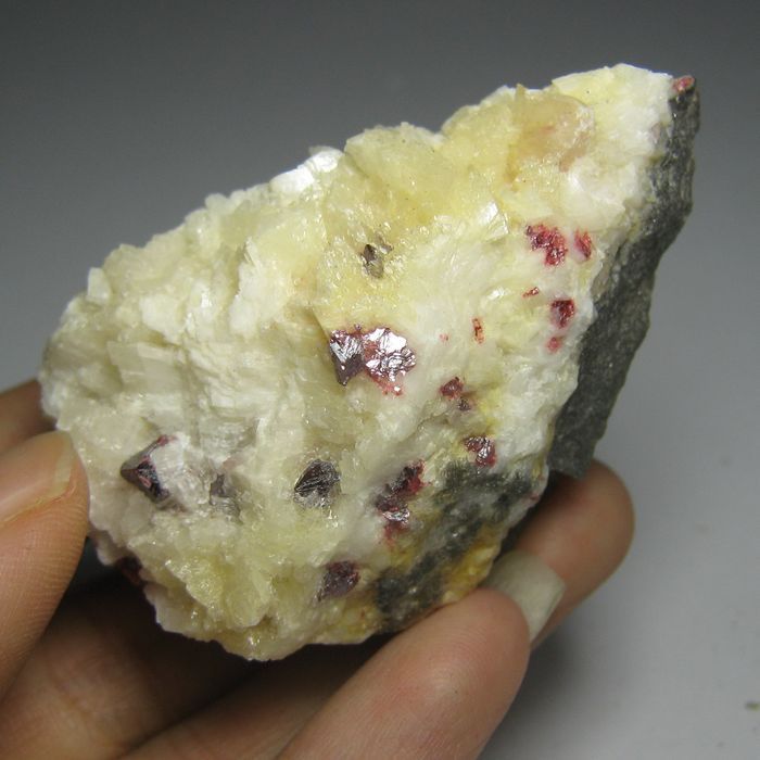 Red Cinnabar Crystal on Dolomite Specimen CBGZ2IF0529