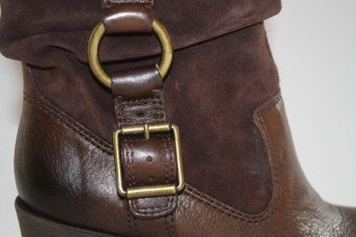 Womens Shoes Lucky Brand Boxer 2 Boots Tobacco Brown Leather Western