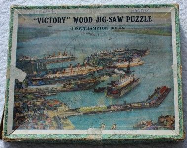  Line RMS Olympic Southampton Docks Victory Jigsaw Ocean Liner