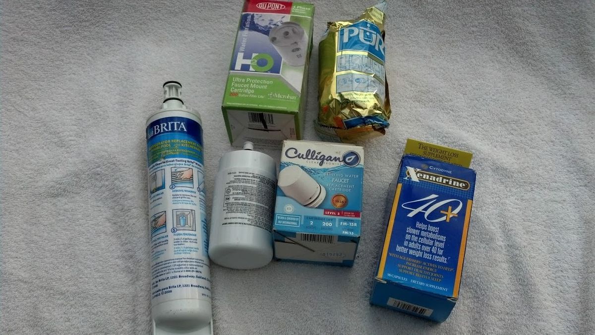  Lot of Water Filters Includes PUR Culligan Brita Dupont See Pic