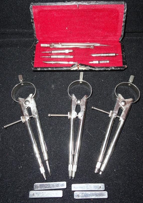 Vintage Compass Made in Germany Drafting Set