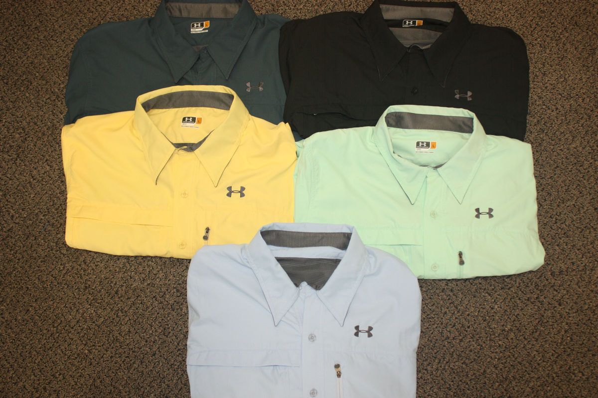 Mens Under Armour Flats Guide II Shortsleeve Shirt