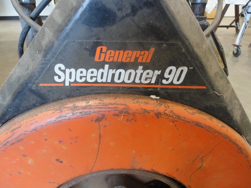 General Speedrooter 90 Power Drain Cleaner Rooter Snake on Wheels