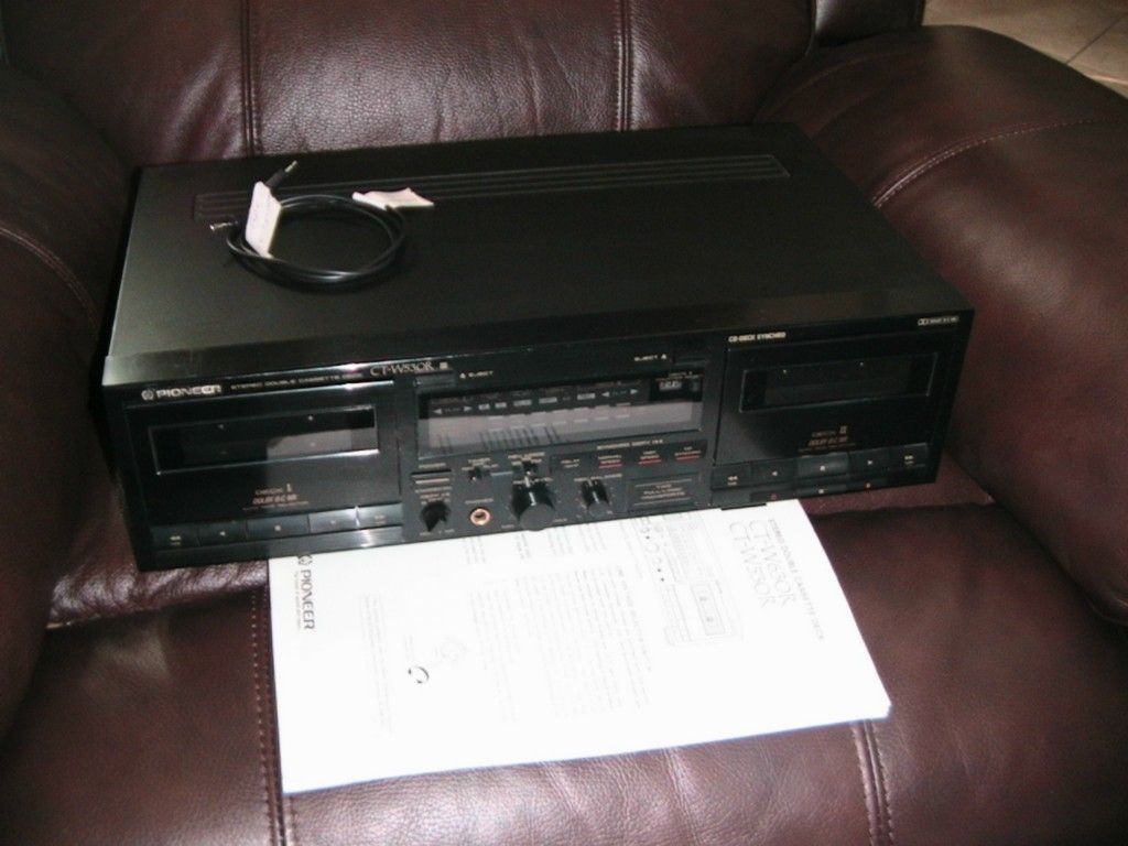 Pioneer Dual Cassette Deck CT W530R