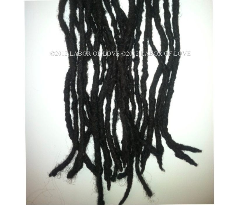 Authentic Dreadlock for extensions   Human hair 8.5 9  Pencil Size