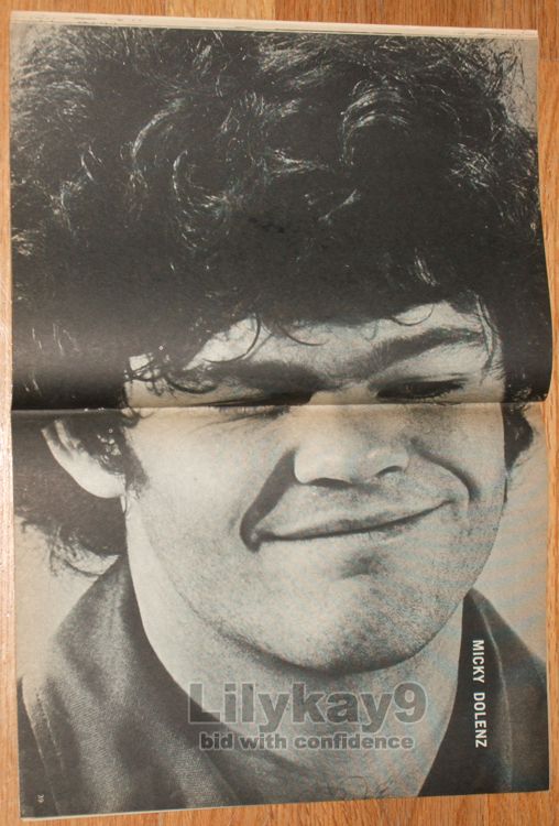 Micky Dolenz Centerfold The Monkees Davy Jones Cowsills Beatles Teen