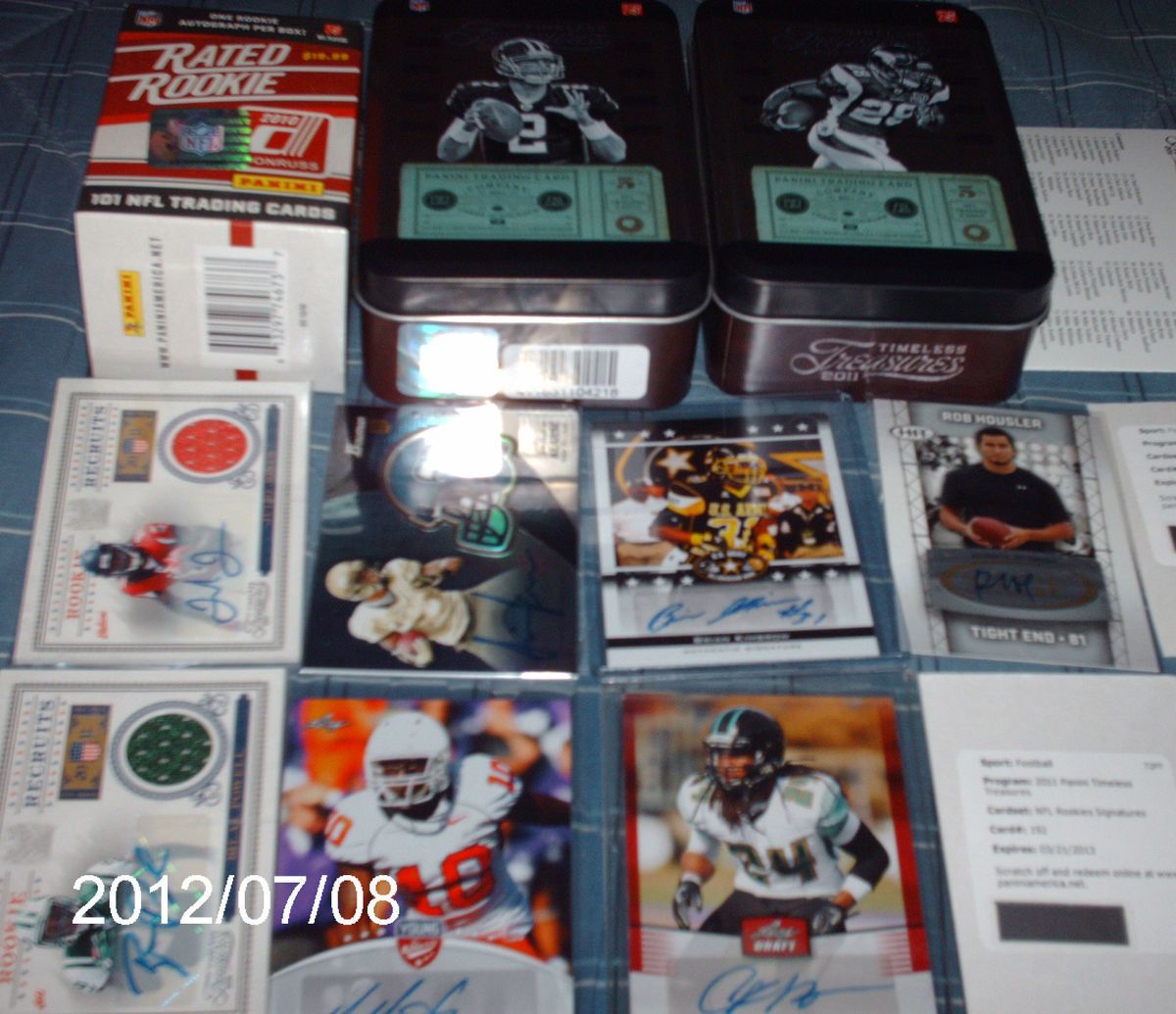  Lot Julio Jones Timeless Treasures Auto Robert III Rookie 200