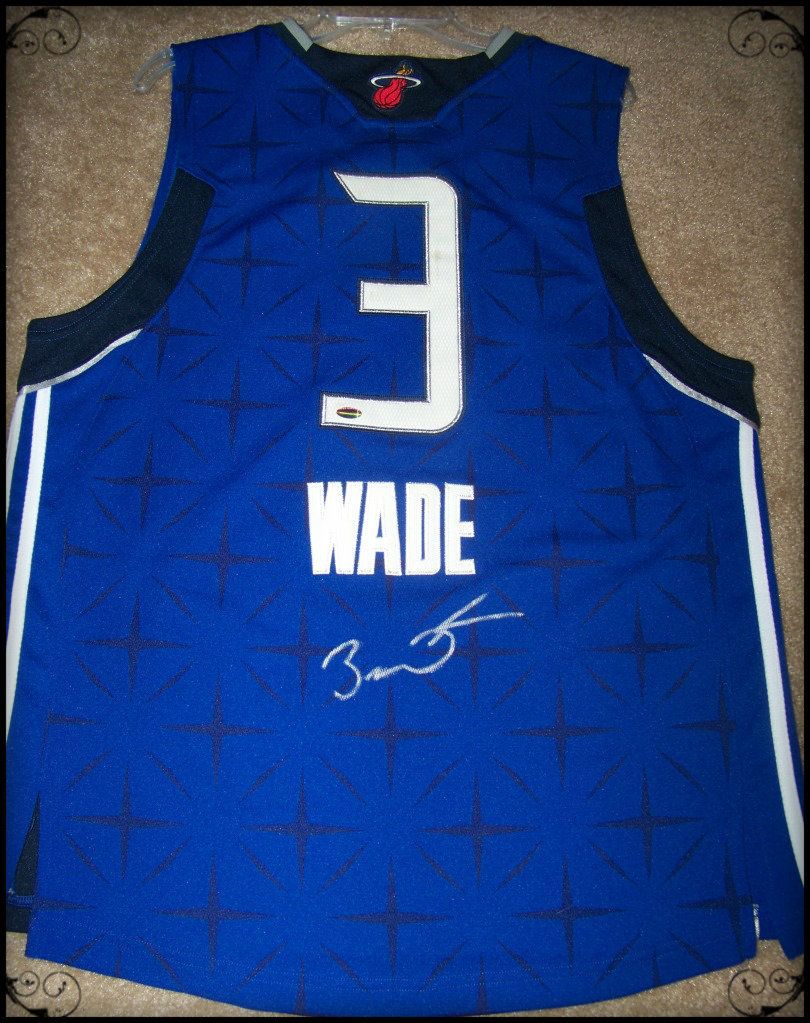 DWYANE WADE MIAMI HEAT AUTOGRAPH ALL STAR JERSEY SIGNED AUTO COA