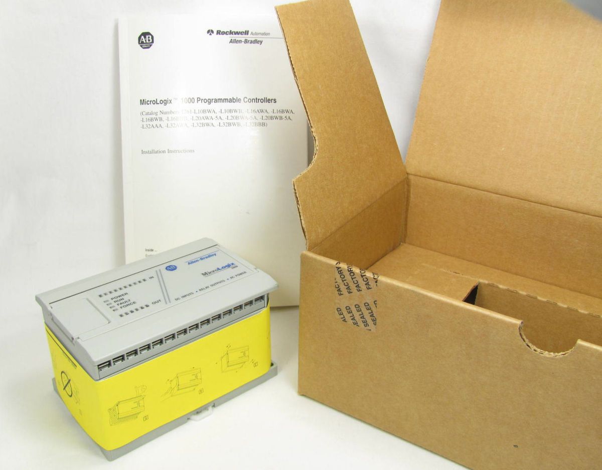 Allen Bradley MicroLogix 1000 1761 L16BWA SER E New in Box NIB