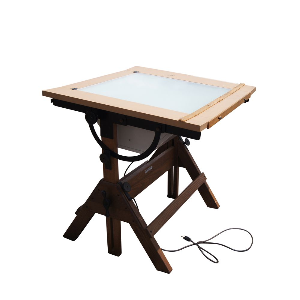 hamilton industries this vintage hamilton drafting light table would