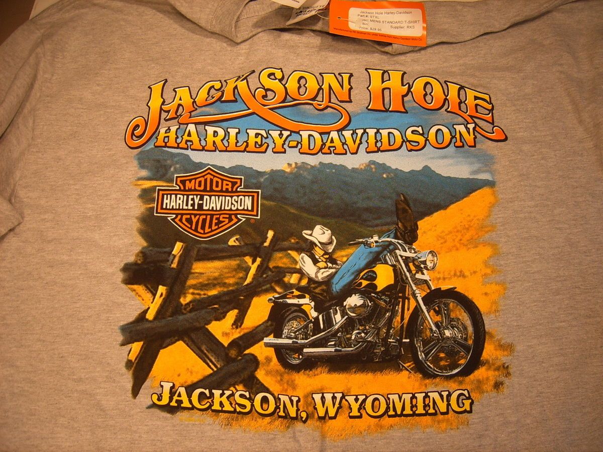 Article Jackson Hole Harley Davidson Xl T Shirt Screamin Eagle Parts On Popscreen
