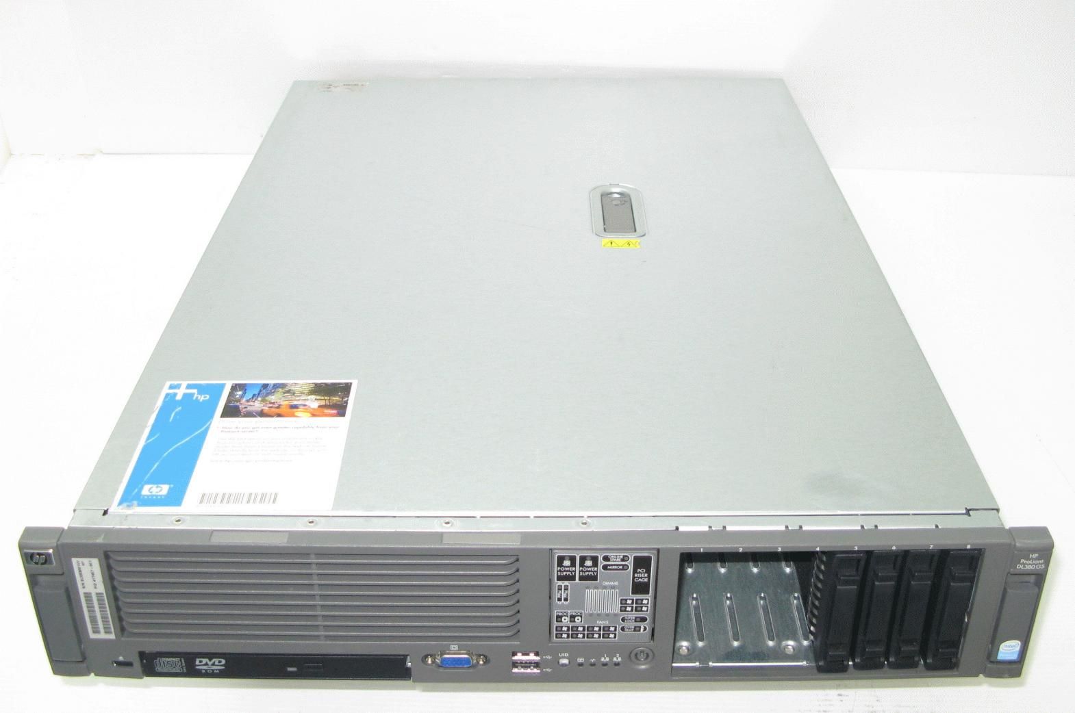 HP Proliant DL380 G5 Intel Xeon Dual Core CPU 2 66GHz No Memory HDD or