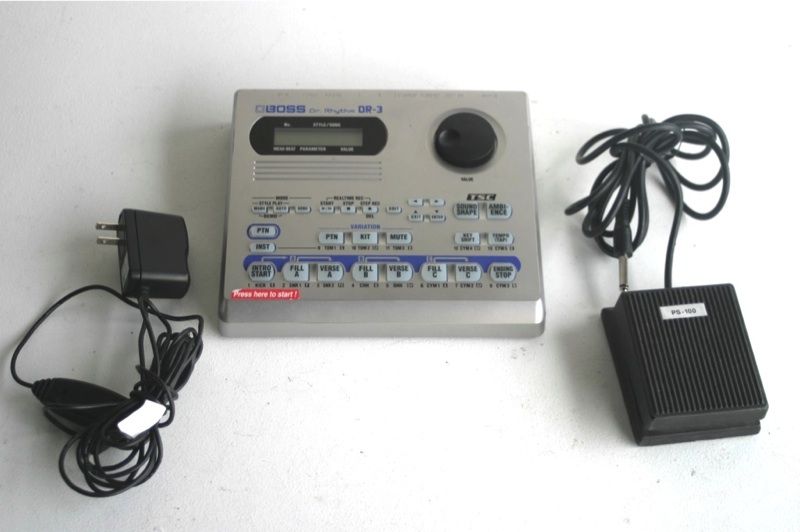 boss dr rythm dr 3 digital drum machine sequencer